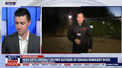 Man Sets Himself On Fire Embassy Video