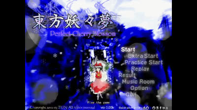 Touhou 7 gameplay