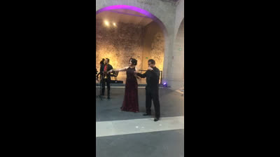 Jaqueline Santos y José Cano. Danzonera Isora Club